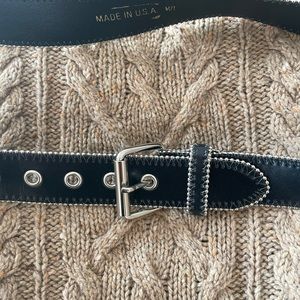 Black Belt with silver detail.